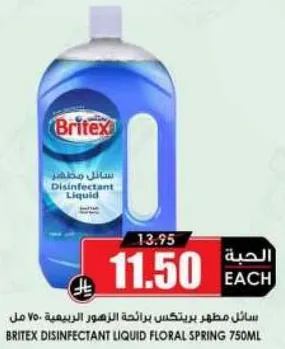 سايل مطهر برتكس برايحه الازهار الربيعيه 750 مل