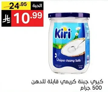 كيري جبنه كريمي قابله للدهن 500 جرام