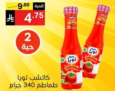 كاتشب تويا 340 جرام
