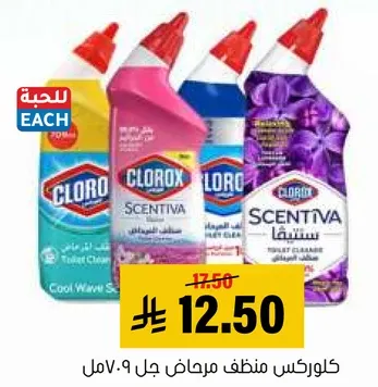 كلوركس منظف مراحيض جال 9 مل.