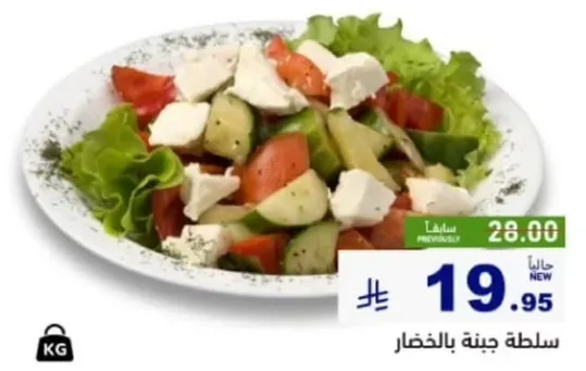 سلطه جبنه بالخضار.