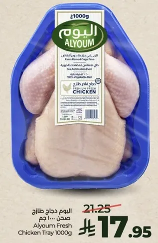 دجاج فريش طازج من اليوم 1000 جرام