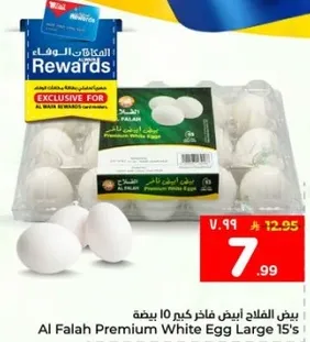 بيض الفلاح الابيض فاخره كجم 10 بيضه