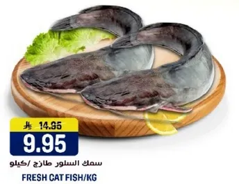 Fresh cat fish per kilogram.