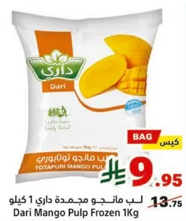 لب مانجو مجمده داري 1 كيلو