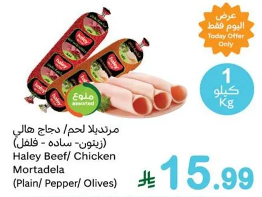 Haley Beef/Chicken Mortadela (Plain/ Pepper/ Olives)