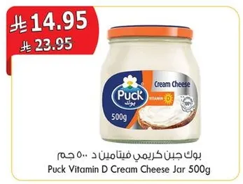 Puck Vitamin D Cream Cheese Jar 500g