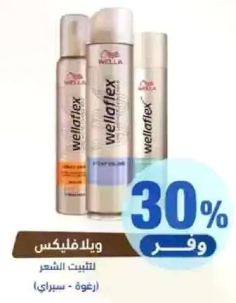 Wella Flex Hair Styling Spray for strong hold.