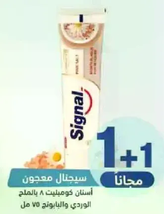 معجون سيجنال باسنان كومبليت 8 بالملاح.