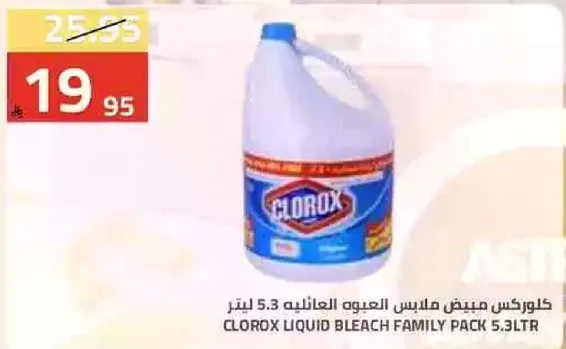 Clorox Liquid Bleach Family Pack 5.3L