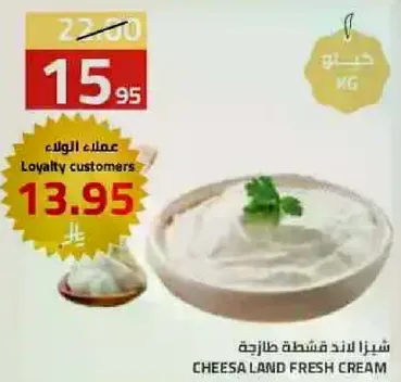 كريمه طازجه من تشيزا لاند