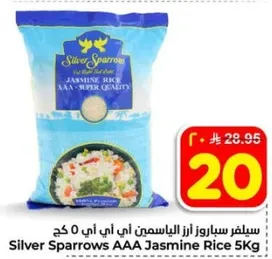 سيلفر سباروز ارز الياسمين اي اي 5 كج