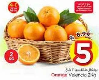 برتقال فالنسيا 2 كجم