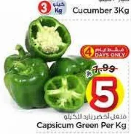 فليفله خضراء بالكيلو