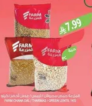 فاصوليا خضراء / عدس / ثرمس 1 كجم