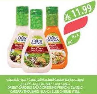 اورينت جاردنز صلصه السلطه الفرنسيه / الكلاسيكيه سيزر / جزيره ثاوزند 473 مل