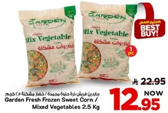 خضار مشكله مجمده 2.5 كجم