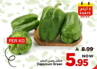 فلفل رومي اخضر