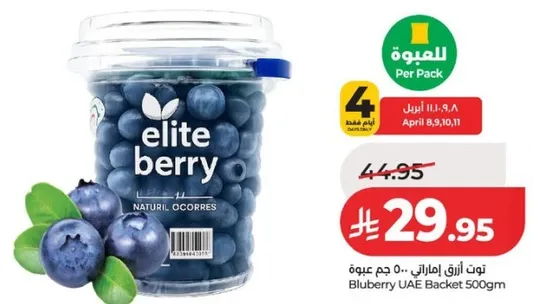 Blueberry UAE Basket 500gm