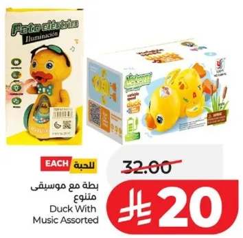 بطه مع موسيقي متنوع