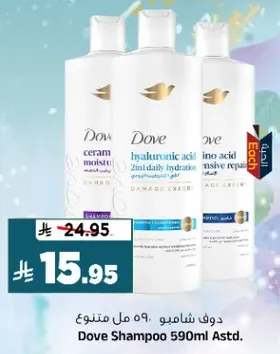Dove Shampoo 590ml.