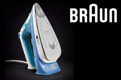 مكواه بخار براون مع ميزات متقدمه لكي فعال.