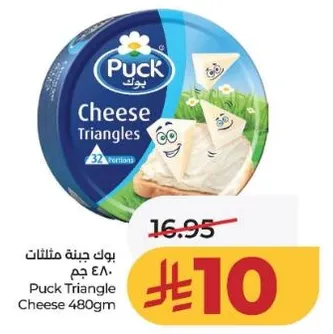 Puck Triangle Cheese 480gm