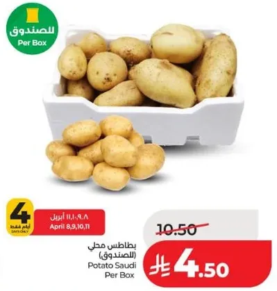 Potato Saudi Per Box