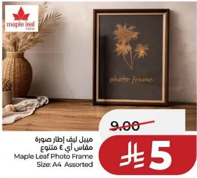 اطار صوره مابل ليف مقاس اي 4 متنوع