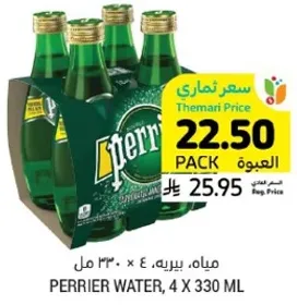 Perrier Water, 4 x 330 ml