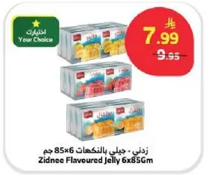 Zidnec Flavoured Jelly 6x85g