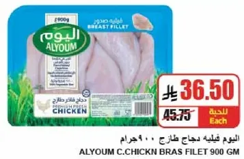 Alyoum Chicken Breast Fillet 900g