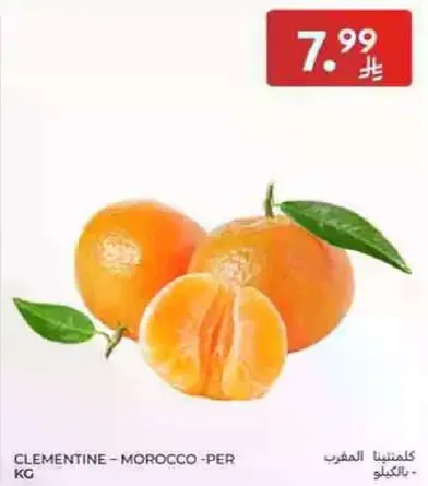 Clementine from Morocco per kg.