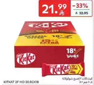 KitKat 2F Ho 20.5gX18