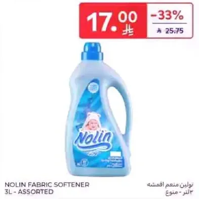 Nolin Fabric Softener 3L - Assorted