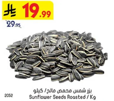 بزر شمس محمص مالح / كيلو