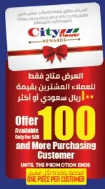 Offer available only for customers purchasing 100 SAR or more.