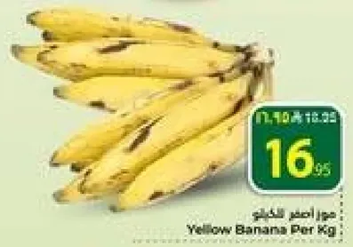 موز اصفر لكل كغ