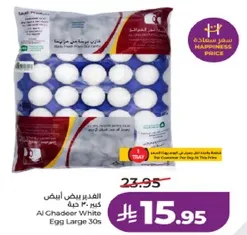 بيض ابيض كبير 30 حبه الغدير