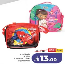 حقيبه غداء متنوعه