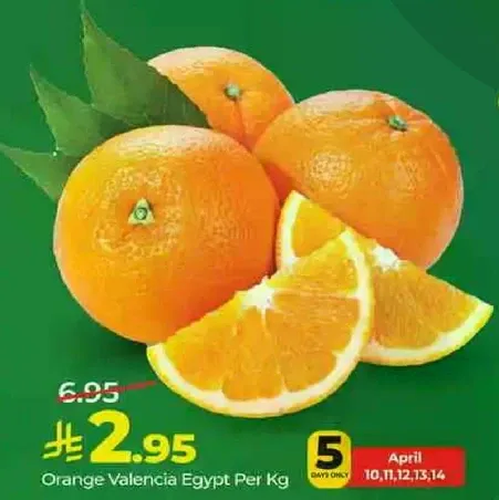 برتقال فالنسيا مصر لكل كيلو