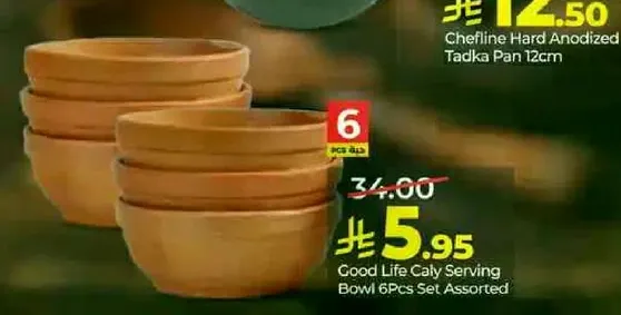 Good Life Caly Serving Bowl 6Pcs Set Assorted