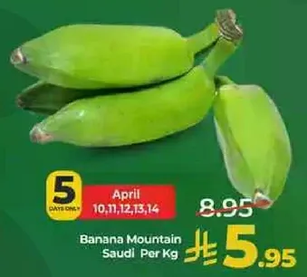 موز جبل سعودي لكل كيلو