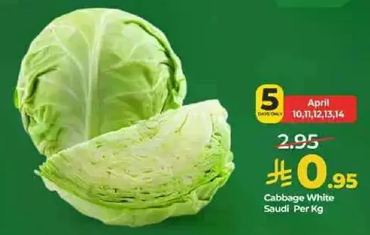 كرنب ابيض سعودي لكل كيلو