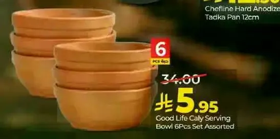 Good Life Caly Serving Bowl 6Pcs Set Assorted