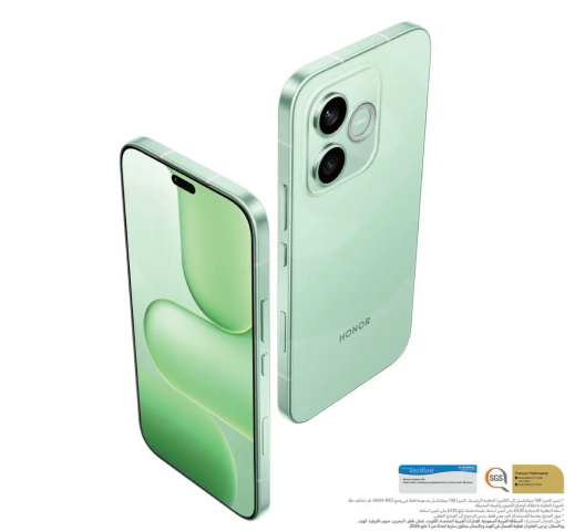 يتميز هاتف هونر بتصميم انيق مع قدرات كاميرا متقدمه ومعالج قوي.