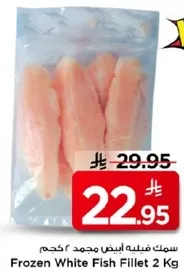 سمك فيليه ابيض مجمد ٢ كجم