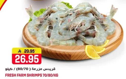 قريدس مزرعه (80/70) كيلو