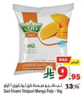 لب مانجو مجمده داري توتابوري 1 كيلو