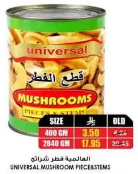 فطر قطع و سيقان